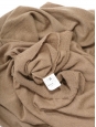 Robe en maille de laine et alpaga beige noisette Prix boutique 1000€ Taille S