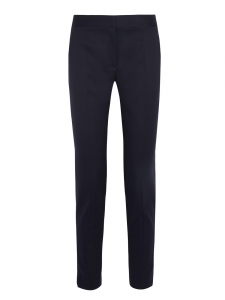 STELLA MCCARTNEY Anna midnight blue wool-twill slim fit pants Retail price $560 Size 34