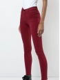 Black cherry red 811 mid-rise skinny leg jeans Retail price 140€ Size 25
