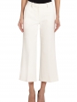 SPRINZA Ivory white crepe cropped pants Retail price €260 Size 34