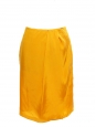 Jupe TWILL droite plissée jaune miel Px boutique 250€ Taille 36