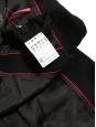 MIGOR Men's black cashmere wool long coat Retail price €750 Size 48 (M)