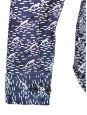 Chemise WAVE en coton bleu imprimé vagues blanches NEUVE Px boutique 89€ Taille S 