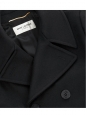Black cashmere wool men's peacoat Retail price €1790 Size 50