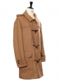 Manteau Homme duffle coat à capuche en laine camel Prix boutique 400€ Taille 50