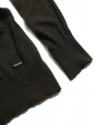 Dark green wool V neckline men's sweater Retail price €140 Size M