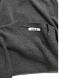 Grey cashmere wool round neck men's sweater Retail price €405 Size M