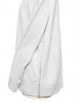 Heather light grey cotton sweater Retail price €230 Size 38