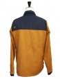 HUDSON navy blue and tan brown waterproof men's jacket Retail price $169 SIze M