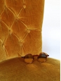 YOGA Brown tortoiseshell and yellow sunglasses with gold mirror lens Retail price €350 NEW