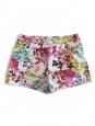 Blue, pink and yellow floral print shorts Retail price €550 Size 38