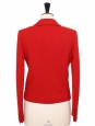 Rubis red wool double breasted jacket Retail price €1150 Size 38