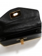 Sac pochette du soir clutch SALLY en cuir noir brodé de perles Swarovski Prix boutique 2700€