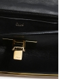 Sac pochette du soir clutch SALLY en cuir noir brodé de perles Swarovski Prix boutique 2700€