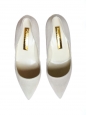 Nada off white suede leather pointed toe pumps NEW Retail price €425 Size 37