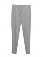 Heather grey wool slim fit pants Retail price $560 Size 38
