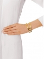 Bracelet manchette Cate en laiton doré Prix boutique 320€
