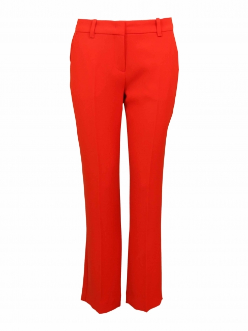 Pantalon tailleur en crêpe rouge vif Prix boutique 229€ Taille 36