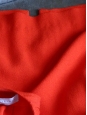 Robe manches 3/4 en crêpe rouge rubis cintrée et ajustée Prix boutique 950€ Taille 36