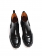 Genie black patent leather Chelsea flat ankle boots Retail price €610 Size 37.5/38