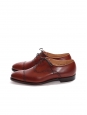 HATTON Brown Bracken Burnished calf leather Oxford shoes Retail price €525 Size UK 7.5 / FR 14