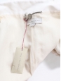 Veste manteau de printemps court en soie blanc écru Px boutique 1100€ Taille 36