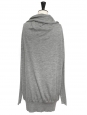 Robe en maille de laine et cachemire gris chiné Prix boutique 700€ Taille 36