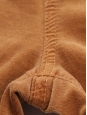 Pantalon THE JANIS taille haute slim fit évasé en velours marron camel Prix boutique $210 Taille 27 (Small)
