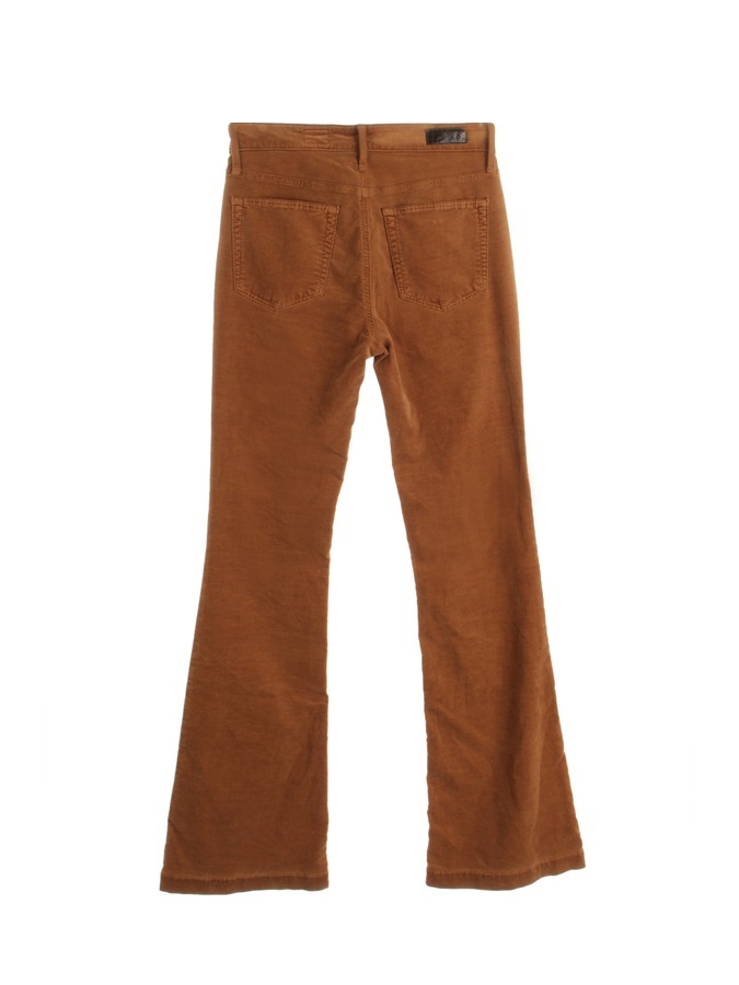 Louise Paris - AG JEANS THE JANIS high rise flared Toffee brown velvet ...