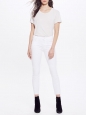 Jean blanc slim fit Looker ankle fray sweet talk me Prix boutique 290€ Taille L (30)