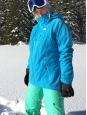 Ocean blue gore tex ski snowboard jacket Retail price €450 Size L