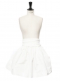 Snow white bell-shaped skirt Retail price €690 Size 36