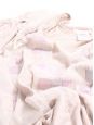 Robe printemps été 2008 en coton et soie rose pâle boutique 1200€ Taille S