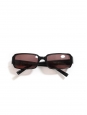 Black thin rectangular sunglasses Retail price €300