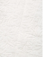 White daisy flower jacquard slim-leg cropped pants Retail price €660 Size 36
