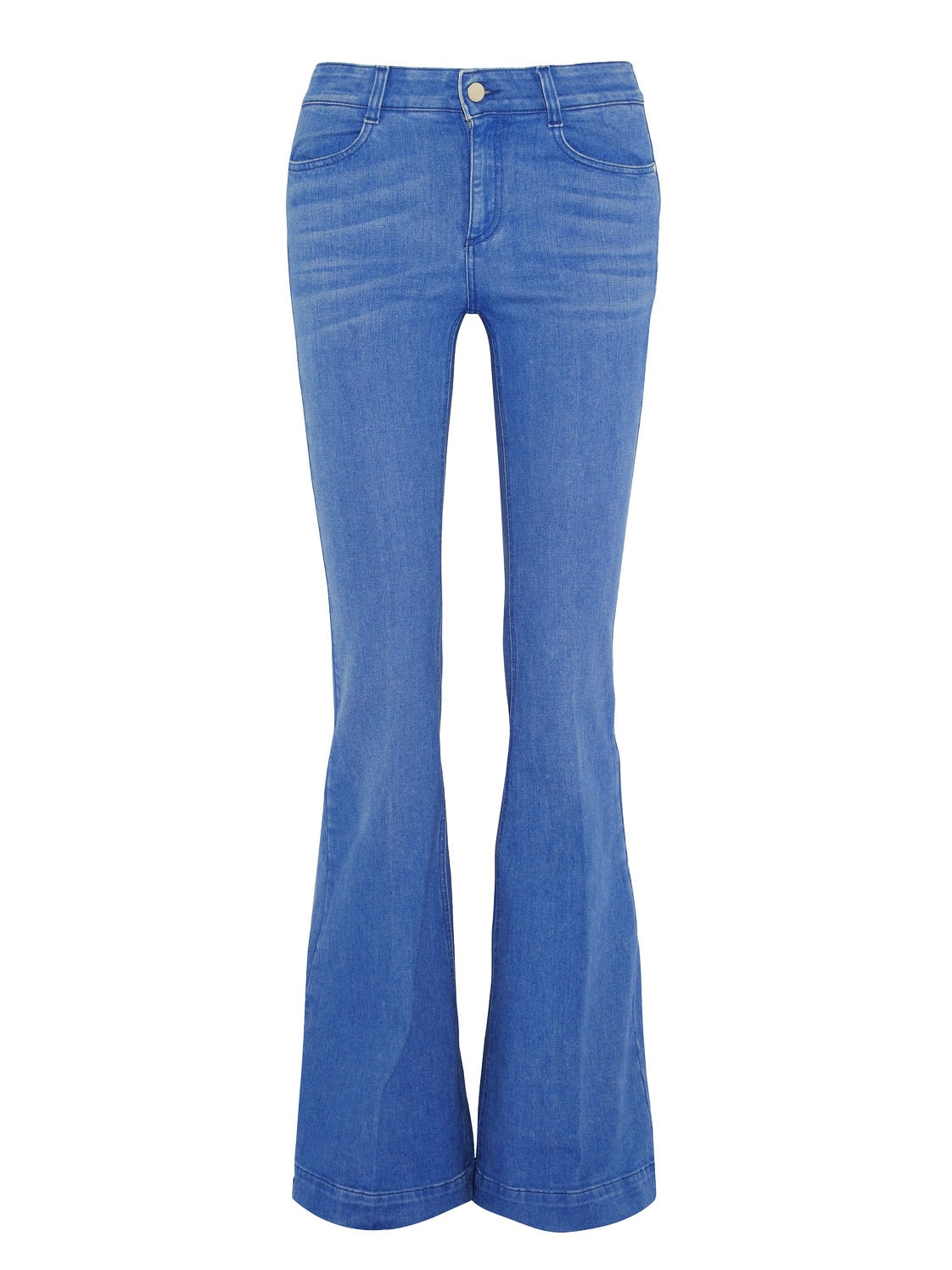 Stella McCartney Denim Relaxed-fitting Jeans in Light Blue Blue Womens Clothing Jeans Wide-leg jeans 