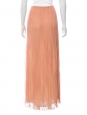 Jupe longue en mousseline plissée beige rosé Prix boutique 1500€ Taille 36/38