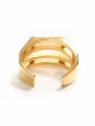 Bracelet manchette BIANCA en laiton doré Prix boutique 420€ Taille S