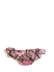 GUIA LA BRUNA Liberty floral print bikini bottom with ruffles Size XS
