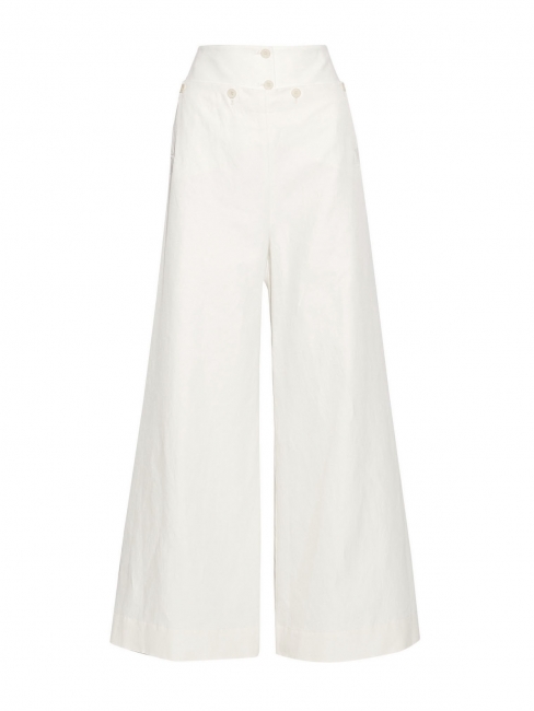 Vanilla LIONEL slub twill wide-leg pants Retail price €550 Size 38