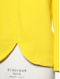 Blouse manches longues col rond en crêpe jaune soleil NEUVE Px boutique 480€ Taille 36