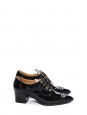 Paris-Dallas black patent leather and gold star lace up boots Retail price €1500 Size 40.5