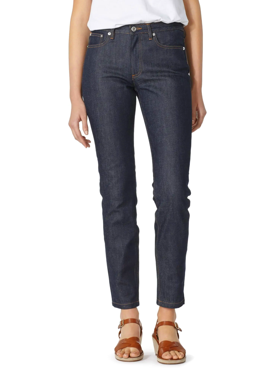 Louise Paris - APC Dark blue MOULANT slim fit high waist jeans Retail ...