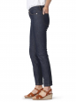 Jean moulant bleu medium slim fit taille haute cropped Prix boutique 160€ Taille 27