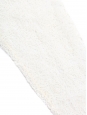 Pull col rond en laine et dentelle blanc ivoire manches et dos dentelle Prix boutique 690€ Taille XS