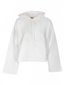 Joghy emboss white cotton hooded sweater Retail price €260 Size M