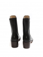 NICOLE black leather low heel chelsea boots Retail price 530€ Size 37