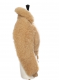 LINNE TEDDY BEAR Camel brown shearling jacket Retail price $3414 Size 36