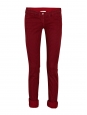 Black and red striped cotton jeans Retail price 200€ Size 3 or 40