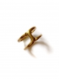 Golden brass thin ring Size 54